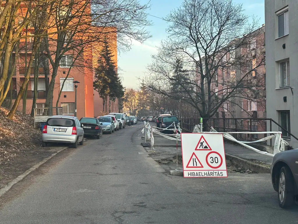 közterület-bontási és hibaelhárítási munkálat