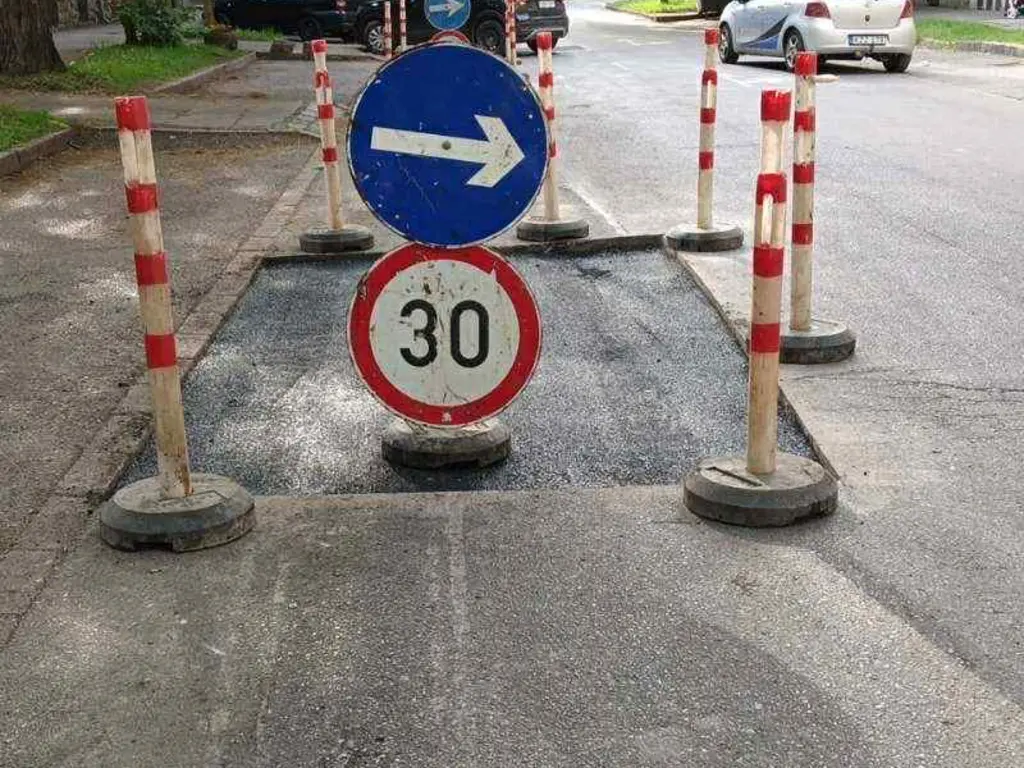 közterület-bontási és hibaelhárítási munkálat