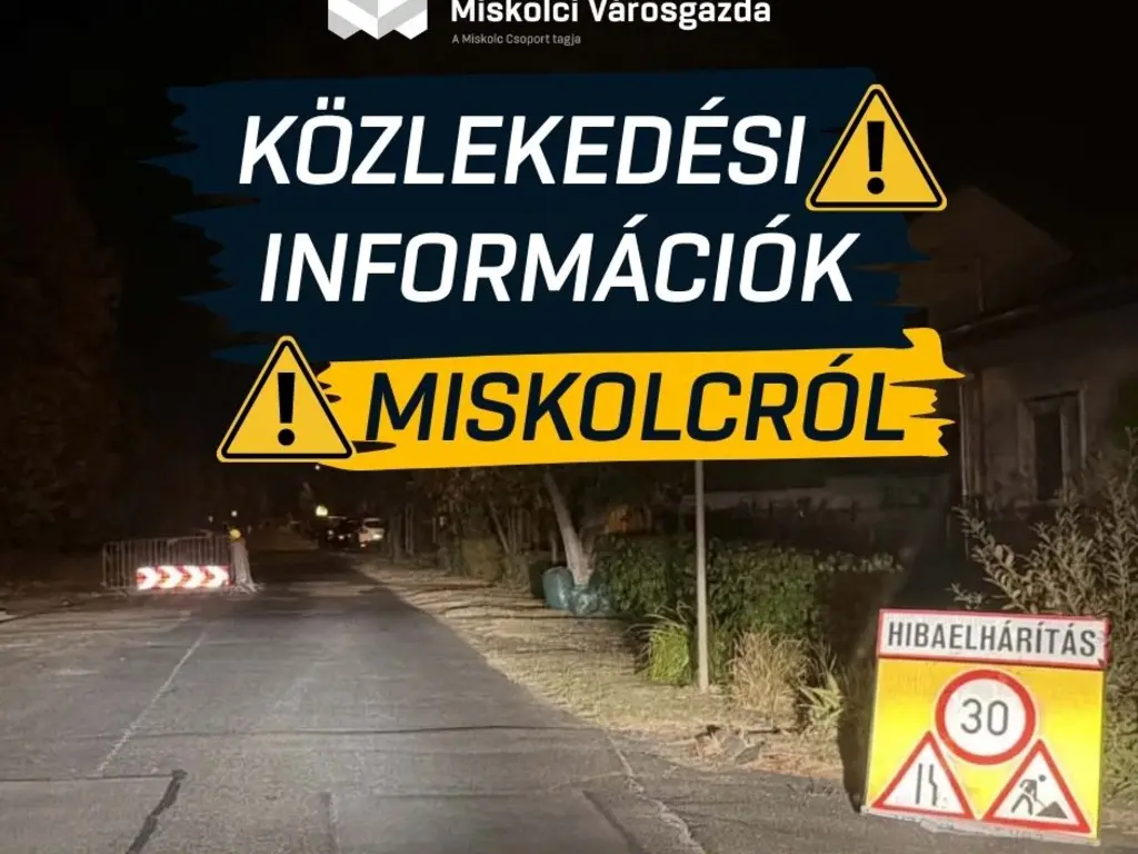 közterület-bontási és hibaelhárítási munkálatok