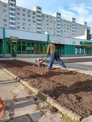 virágágyások előkészítése