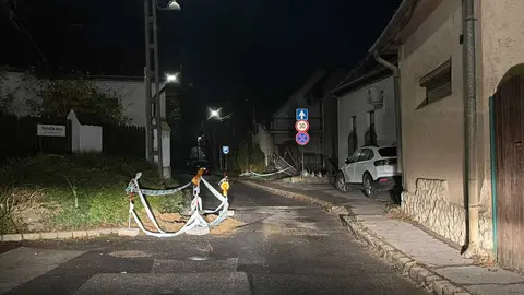 közterület-bontási és hibaelhárítási munkálat