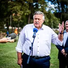 Veres Pál polgármester és Kovács Imre István műszaki vezető