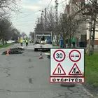 közterület-bontási és hibaelhárítási munkálat